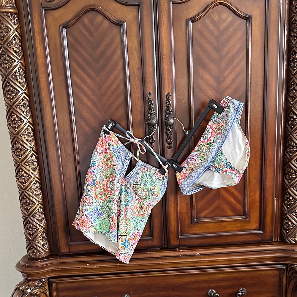 Nanette Lepore Multicolor Floral Tankini